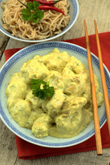 sauté de volaille au curry