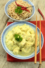 sauté de volaille au curry