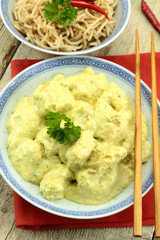 sauté de volaille au curry