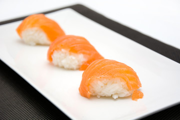 sushi, oriental food