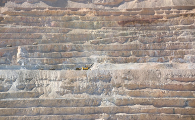 Open pit copper mine, Chile