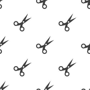 scissors, vector seamless pattern