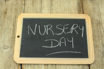 Obraz premium ardoise nursery day