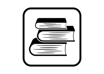 Book vector icon on white background