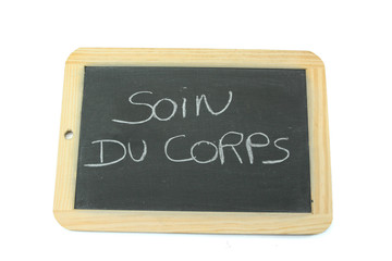 Obraz premium ardoise soin du corps