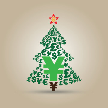 Christmas Yen Tree