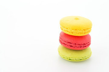 Macaroon isolated on white background
