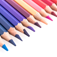 Obraz premium Color pencil isolated on white background