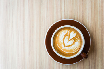 Latte coffee