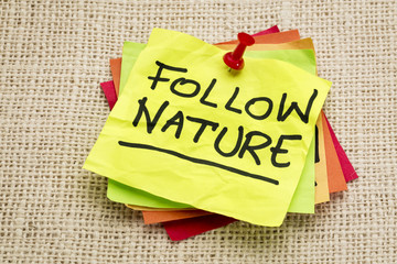 follow nature