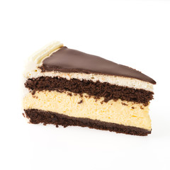 Chocolate cake slice