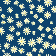 daisies floral pattern