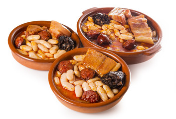 Cazuelas de fabada
