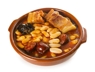 Cazuelas de fabada asturiana