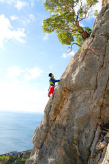 Fototapeta premium Climber.