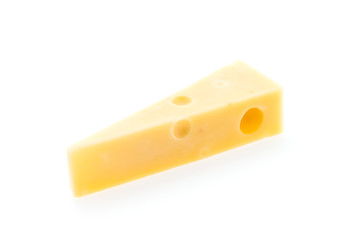 Cheese isolated on white