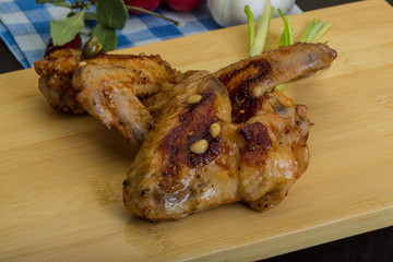 Roasted chicken wings