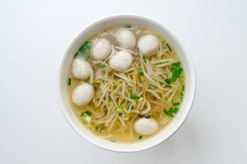 noodles with meat ball