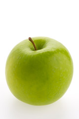 Green apple isolated on white background