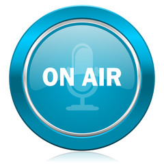 on air blue icon