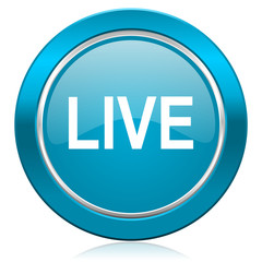 live blue icon