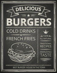 Burger poster - 75961194