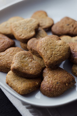 Heart shaped cookies