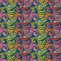 Seamless wave pattern