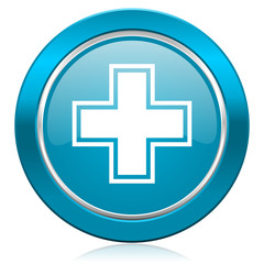 pharmacy blue icon