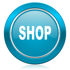 shop blue icon