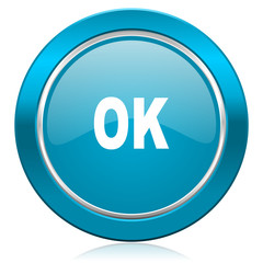 ok blue icon