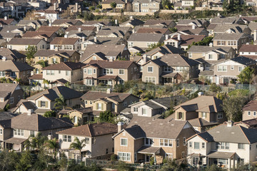 Obraz premium Dense Suburban Housing