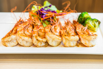 Steak shrimps