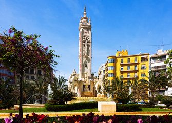 Fototapeta na wymiar Luceros Square. Alicante