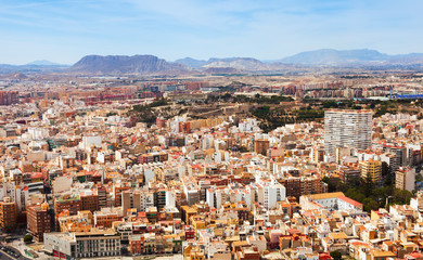  Alicante cityscape from Castle