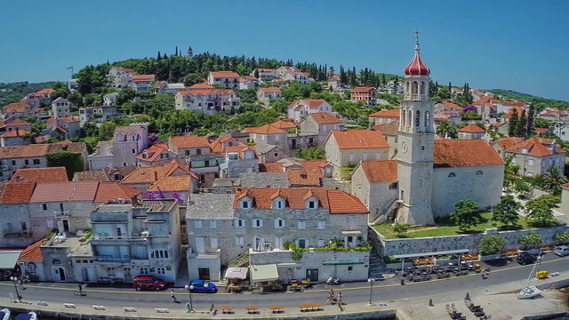 Sutivan Brac Island, aerial shot