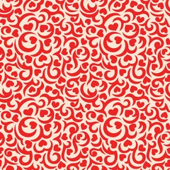 Printed roller blinds Red 2 Valentine's Day pattern