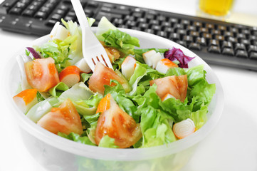 lunch in the office