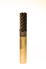 end mill six flutes carbide coated