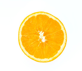 Orange isolated on white
