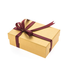 Gold gift box