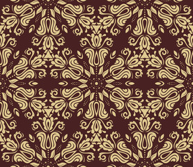 Orient Seamless  Pattern. Abstract Background