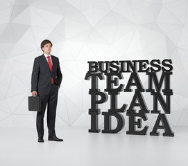 businessman with briefcase