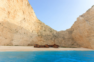 landscape of shipwreck beach