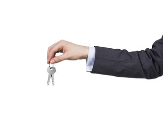 Hand holding key