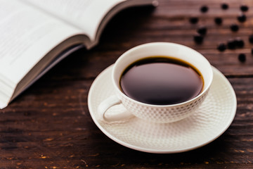 Black coffee cup
