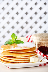 Stack of pancakes