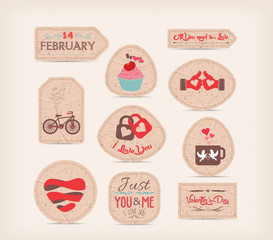 valentine Love Gift Tags