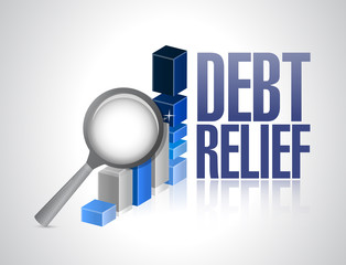 debt relief business graph magnify review