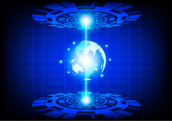 vector abstract future technology